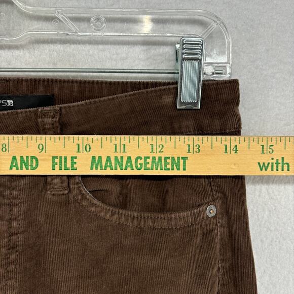 JOE"S Jeans Womens 26 Skinny Visionaire Corduroy Pants Stretch Cotton Brown - Picture 12 of 16